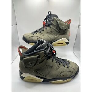 Size 7.5 - Jordan 6 Retro x Travis Scott Mid Olive